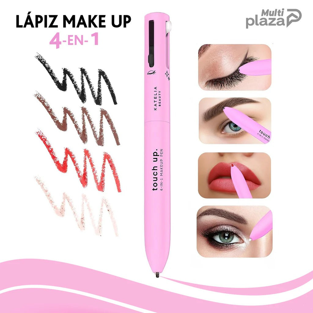 LÁPIZ DE MAQUILLAJE 4 EN 1 - MakeUpPro™ 💄